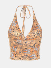 Load image into Gallery viewer, Printed Halter Neck Cami