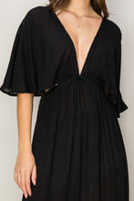 Load image into Gallery viewer, HYFVE Tie Back Maxi Split Cover Up Dress