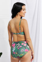 Load image into Gallery viewer, Marina West Swim Take A Dip Twist High-Rise Bikini in Sage