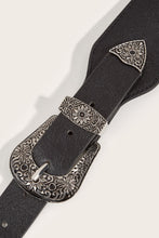 Load image into Gallery viewer, Double Buckle PU Leather Belt