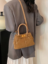 Load image into Gallery viewer, Suede Adjustable Strap Double-Use Handbag