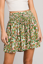 Load image into Gallery viewer, Cotton Bleu by Nu Label Floral Printed Smocked Waist Skorts