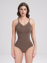 Load image into Gallery viewer, V-Neck Spaghetti Strap Active Bodysuit