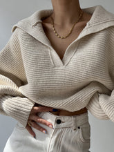 Load image into Gallery viewer, Johnny Collar Long Sleeve Sweater