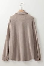 Load image into Gallery viewer, Plus Size Button Up Long Sleeve Jacket