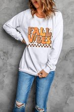 Load image into Gallery viewer, Letter Graphic Round Neck Long Sleeve Sweatshirt