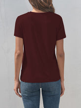 Load image into Gallery viewer, Rabbit Graphic Round Neck Short Sleeve T-Shirt