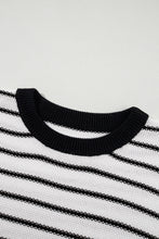 Load image into Gallery viewer, Striped Round Neck Knit Top