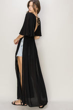 Load image into Gallery viewer, HYFVE Tie Back Maxi Split Cover Up Dress