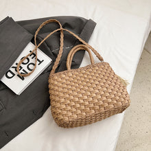 Load image into Gallery viewer, Braided Strap Paper Weave Shoulder Bag