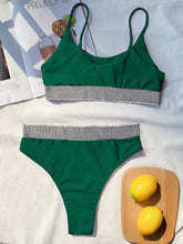 Load image into Gallery viewer, Scoop Neck Spaghetti Strap Two-Piece Swim Set