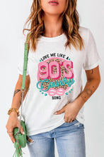 Load image into Gallery viewer, Graphic Round Neck Short Sleeve T-Shirt