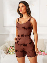 Load image into Gallery viewer, Tie-Dye Wide Strap Active Romper