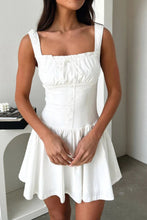 Load image into Gallery viewer, Decorative Button Square Neck Cami Dress