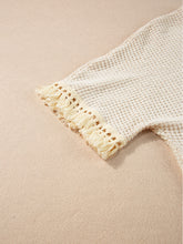 Load image into Gallery viewer, Tassel Round Neck Top and Shorts Set
