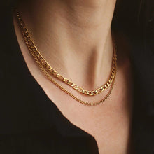 Load image into Gallery viewer, Stainless Steel Double-Layered Necklace