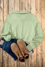 Load image into Gallery viewer, Half Zip Long Sleeve Sweatshirt