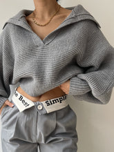 Load image into Gallery viewer, Johnny Collar Long Sleeve Sweater