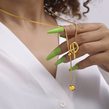 Load image into Gallery viewer, Stainless Steel Bead Necklace
