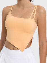 Load image into Gallery viewer, Slit Asymmetrical Neck Active Cami