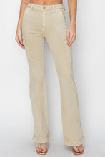 Load image into Gallery viewer, RISEN Full Size High Rise Side Slit Cargo Bootcut Jeans