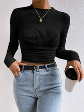 Load image into Gallery viewer, Honey Round Neck Long Sleeve T-Shirt