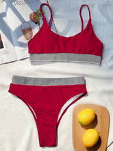 Load image into Gallery viewer, Scoop Neck Spaghetti Strap Two-Piece Swim Set