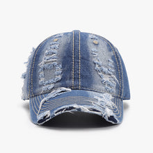 Load image into Gallery viewer, Distressed Adjustable Cotton Baseball Cap