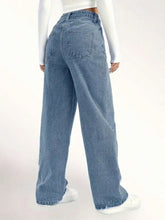 Load image into Gallery viewer, Distressed Wide Leg Jeans