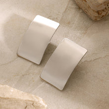 Load image into Gallery viewer, Stainless Steel Rectangle Earring