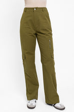 Load image into Gallery viewer, Tasha Apparel High Waisted Wide Leg Cargo Pants with Pockets