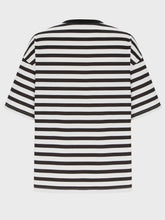 Load image into Gallery viewer, Striped Round Neck Half Sleeve T-Shirt