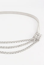 Load image into Gallery viewer, Metal Triple-Layered Chain Belt