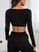 Load image into Gallery viewer, Square Neck Long Sleeve T-Shirt