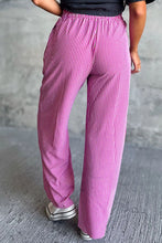 Load image into Gallery viewer, Plaid Wide Leg Pants with Pockets