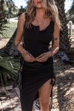 Load image into Gallery viewer, Drawstring Wide Strap Dress