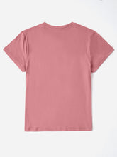 Load image into Gallery viewer, Graphic Round Neck Short Sleeve T-Shirt