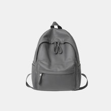 Load image into Gallery viewer, PU Leather Zip Backpack Bag