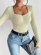 Load image into Gallery viewer, Honey Ribbed Long Sleeve T-Shirt