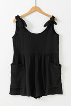 Load image into Gallery viewer, Scoop Neck Tie Shoulder Romper