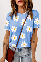 Load image into Gallery viewer, Printed Round Neck Short Sleeve T-Shirt