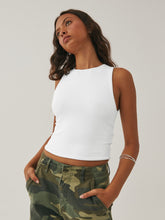 Load image into Gallery viewer, Round Neck Cropped Tank