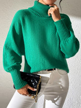 Load image into Gallery viewer, Turtleneck Long Sleeve Sweater