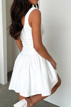 Load image into Gallery viewer, Decorative Button Square Neck Cami Dress