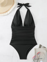 Load image into Gallery viewer, Halter Neck One-Piece Swimwear