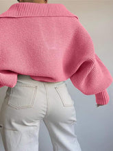 Load image into Gallery viewer, Johnny Collar Long Sleeve Sweater