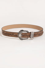 Load image into Gallery viewer, Floral PU Leather Belt