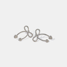 Load image into Gallery viewer, Stainless Steel Bow Earrings