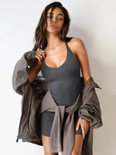 Load image into Gallery viewer, Scoop Neck Wide Strap Mini Dress
