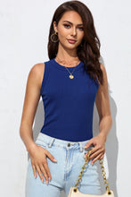 Load image into Gallery viewer, Solid Round Neck Tank
